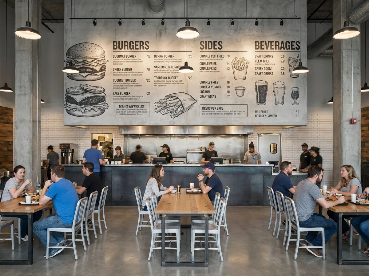 Restaurants wall print